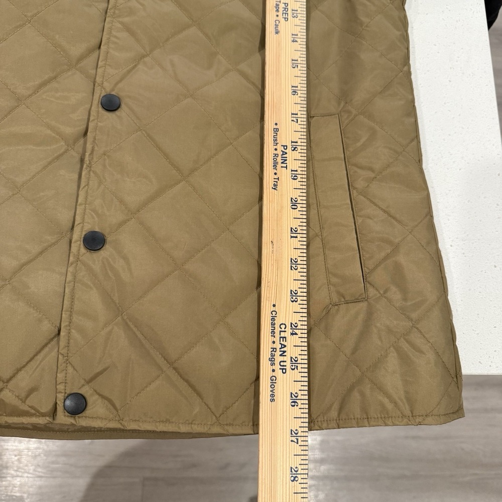 686 Aries Smarty Quilted Fleece Jacket Tan Black Ski‎ Snowboard Women Large - Picture 8 of 8